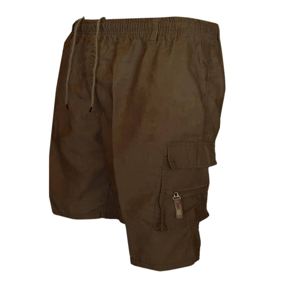 Anders - Shorts med flera fickor i avslappnad stil och bekväm resårmidja