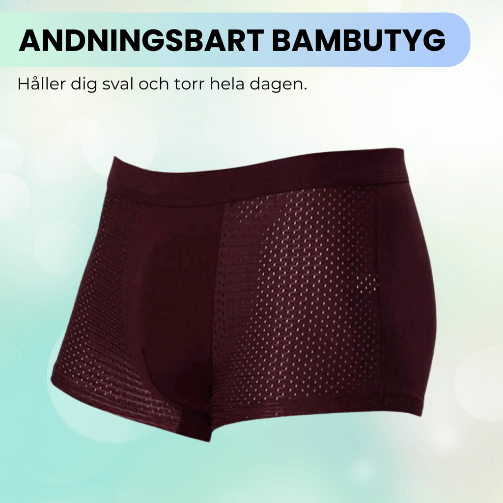 Bamboo™ Boxers - Andningsbara Herrunderkläder