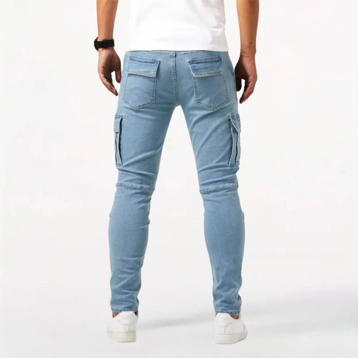 Charlie™ – Jeans med Cargofickor