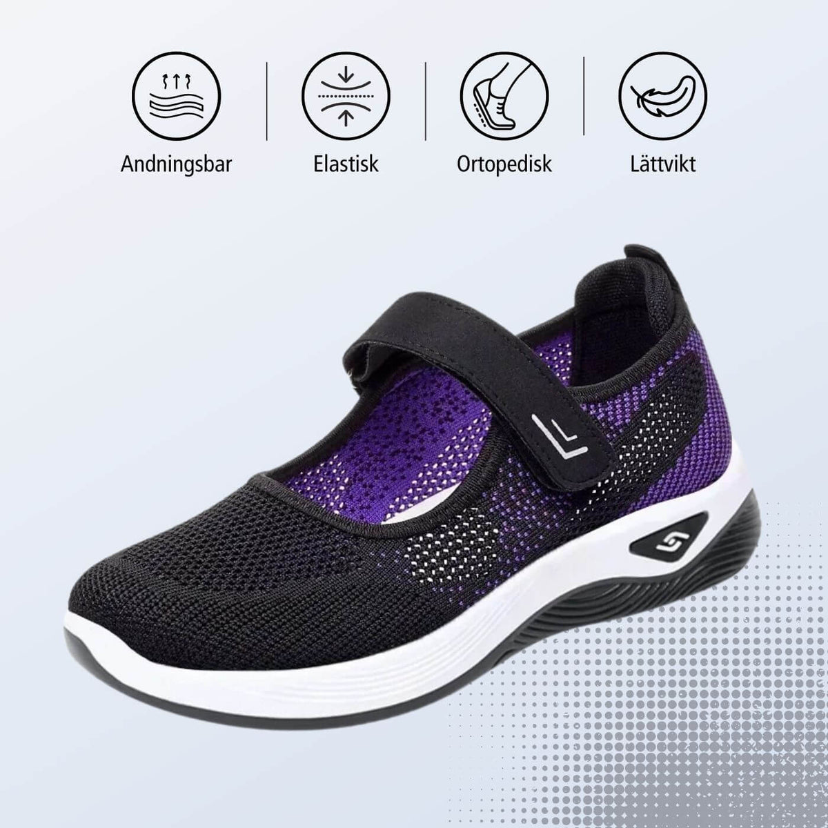 Lena - Andningsbara Mesh Ortopediska Sneakers