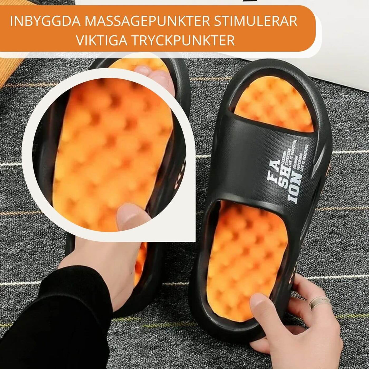 Simon™ - Ortopediska Massagetofflor